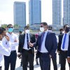 Hon. Minister of Justice inspects the Colombo Port City Project